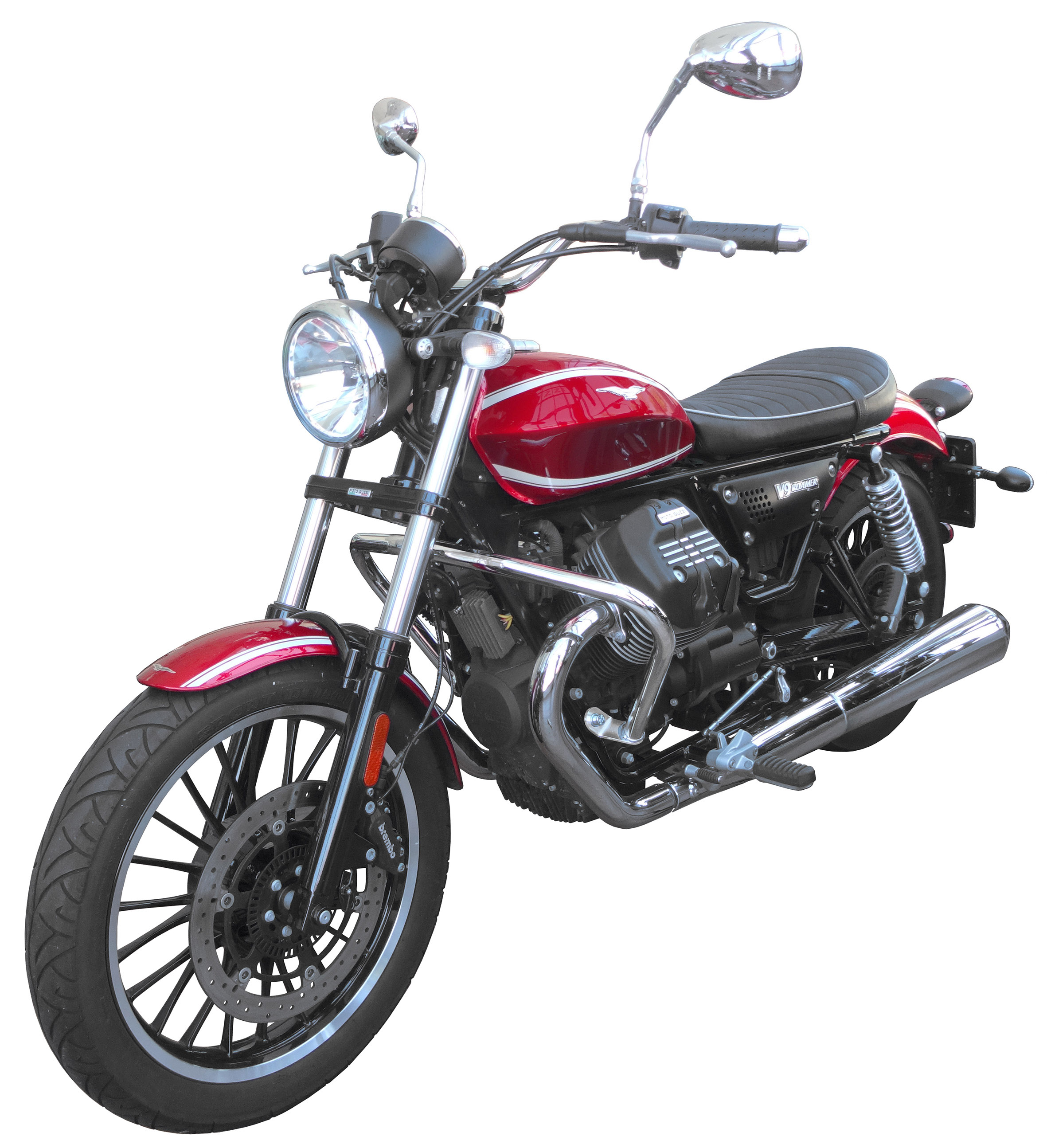 Defensa protector motor para Moto Guzzi V7 III y V9